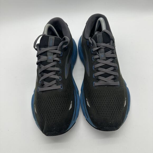 Mens Size 9 Brooks Ghost 15 Black Pearl Blue Road Running Neutral Trainer - Picture 3 of 10